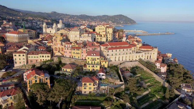 Town of Porto Maurizio in the province of Imperia on the Ligurian coast