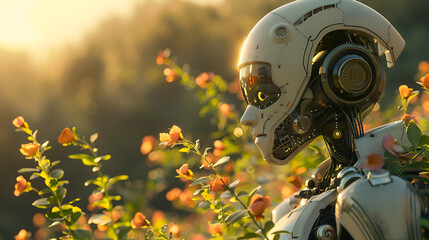 "Mechanical Harvest: A Robot's Work in the Field"
