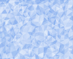 三角形が変形した青系の背景