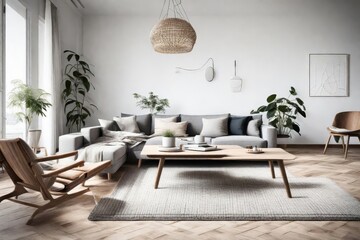 nordic style living room interior design