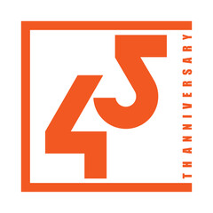 anniversary logo icon vector