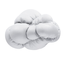 cloud inflate 3d abstract object