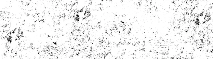Foto op Plexiglas  White abstract vector grunge surface splatter splashes wall cracks and scratches. Grunge black and white crack wall texture. earth tone, vintage overley distress splatter spray vector art. © Marco