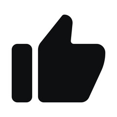 Thumbs Up Icon - Positive Approval Symbol - obrazy, fototapety, plakaty