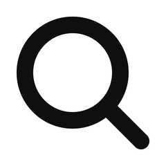Zoom Lens Icon - Magnifying Glass 