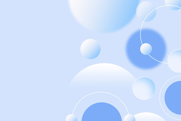 Abstract geometric background gradient soft light blue bokeh for Graphic Business background hitech technology digital design illustration web template background backdrop desktop wallpaper bubbles