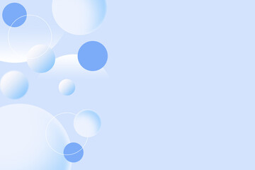 Abstract geometric background gradient soft light blue bokeh for Graphic Business background hitech technology digital design illustration web template background backdrop desktop wallpaper bubbles