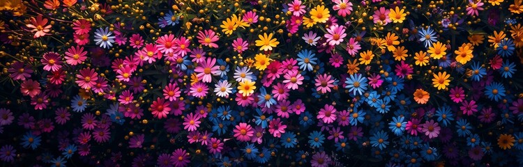Fototapeta na wymiar beautiful flowers in the spring in the garden