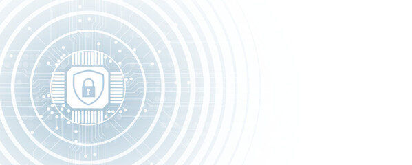 Cyber security and information or network protection. Future cyber technology web services for business and internet project