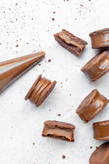 chocolate cake with nuts