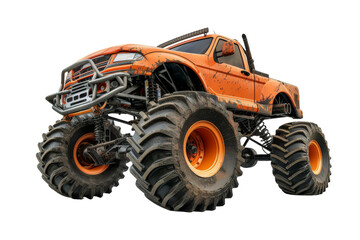 Monster Truck isolated on transparent background