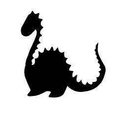 Dinosaur silhouettes
