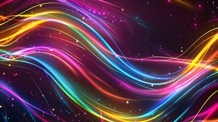 Obraz premium Abstract neon background