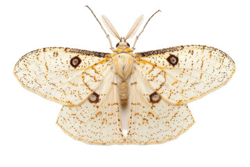 Moth isolated on transparent background
