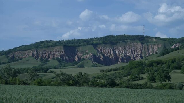 Wide view of Red Ravine 
