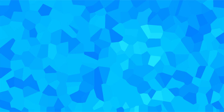 Abstract blue color broken stained glass background design with line. geometric polygonal background with different figures. low poly crystal mosaic background. geometric triangle shape.