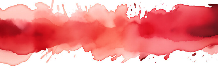 red watercolor stain