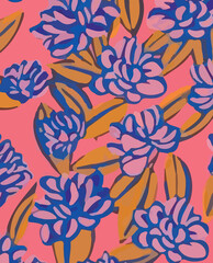 Abstract,Ikat,batik print,madhubani,kalamkari,block-print,Geometric,Ajrakh Pattern and Background digital printing textile