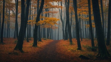 autumn in the forest