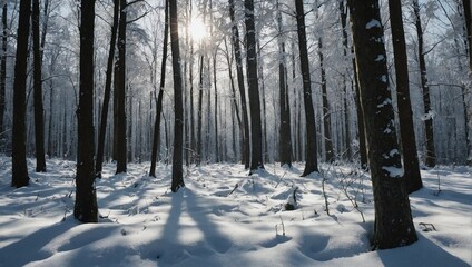 forest in winter