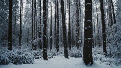 forest in winter