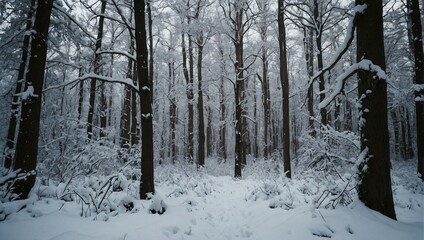 forest in winter