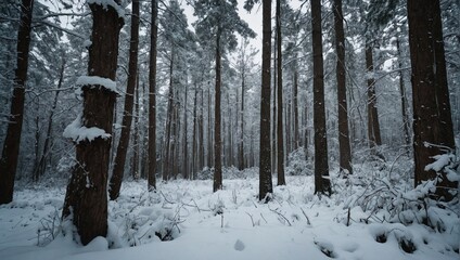 forest in winter