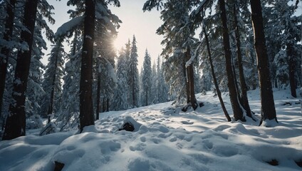 forest in winter