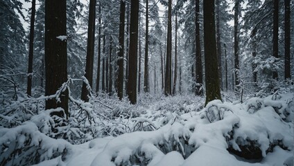 forest in winter