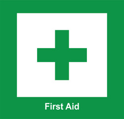 First aid sign symbol
