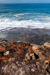 The Wild Coast, known also as the Transkei, is a 250 Kilometre long stretch of rugged and unspoiled Coastline that stretches North of East London along sweeping Bays, footprint-free Beaches, South Afr
