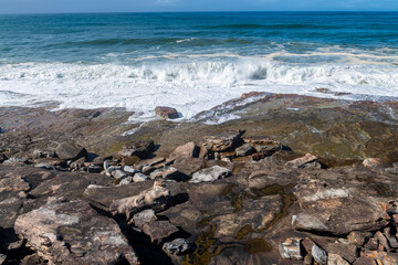 The Wild Coast, known also as the Transkei, is a 250 Kilometre long stretch of rugged and unspoiled Coastline that stretches North of East London along sweeping Bays, footprint-free Beaches, South Afr