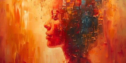 Visualizing Secure Financial Transactions Through Algorithmic Abstract Art. Concept Digital Security, Financial Transactions, Algorithmic Art, Abstract Visualizations,