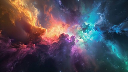 Space galaxy wallpaper. nebula wallpaper. Space background with shining stars. cosmos with stardust. Infinite universe and starry night. Beautiful cosmic Outer Space wallpaper. Planets wallpaper. - obrazy, fototapety, plakaty