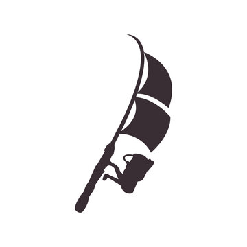 recommend clip art: sailing fishing icon logo vector