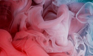 Abstract ART. Natural Luxury. Style incorporates the swirls of silk. This is smooth and very beautiful red with the addition of blue.