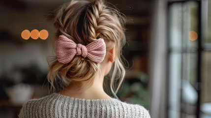 Poster Hair bow on female hairstyle © Anna Zhuk