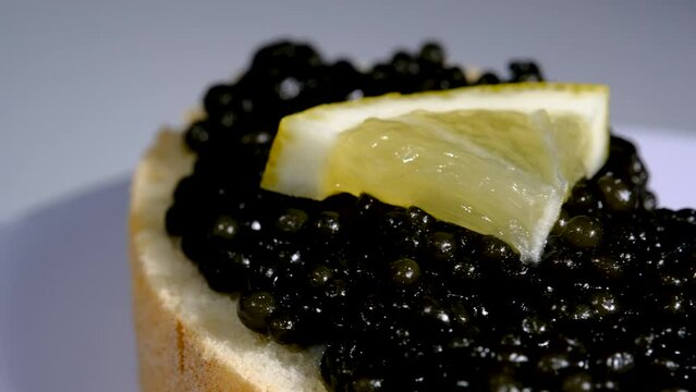 caviar sandwich