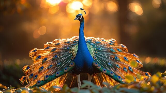 Classic fables come to life in storybook legends Heras peacock amidst enchanted gardens