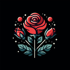  Red Roses - Vector 