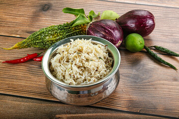 Indian cuisine - jeera rice basmati