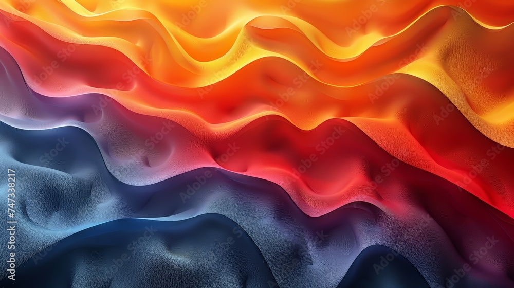 Poster abstract background with vibrant colors using gradient mesh and modern geometry