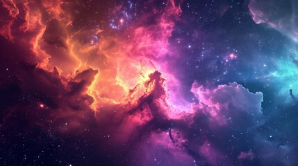 Obraz premium Space galaxy wallpaper. nebula wallpaper. Beautiful cosmic Outer Space wallpaper. Space background with shining stars. cosmos with stardust. Infinite universe and starry night. Planets wallpaper.