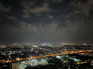 Fototapeta na wymiar My city at night