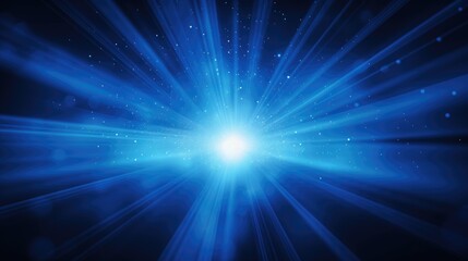 Obraz premium Abstract cosmic light explosion in space.