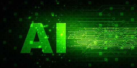 2d rendering Artificial Intelligence (AI) concept
