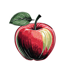 apple fruit ilustration