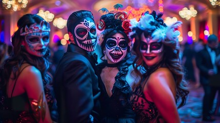 Casinos annual costume gala where gaming and glamour meet attendees dazzling in their themed attire