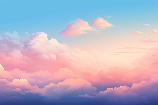 beautifull cloud, sky and sun shine