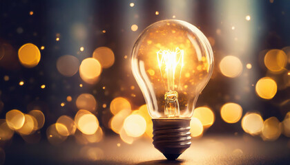 Creative light bulb . Think differently creative idea concept